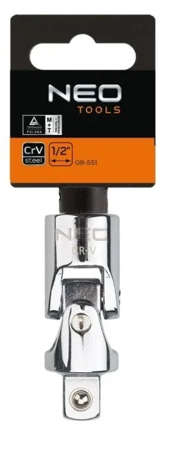 Adapter sa zglobom za nasadne nastavke 1/2" dužina 75 mm