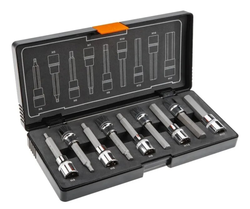 Set imbus ključeva 9 kom 1/2" dužina 100 mm