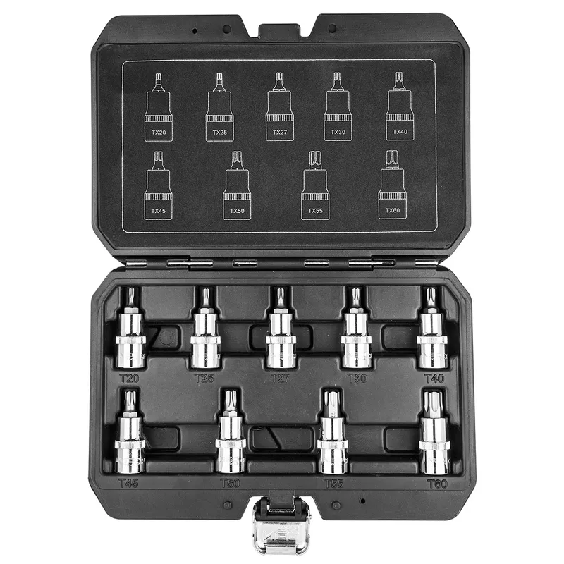 Set torx glava 9 kom 1/2" dužina 55 mm