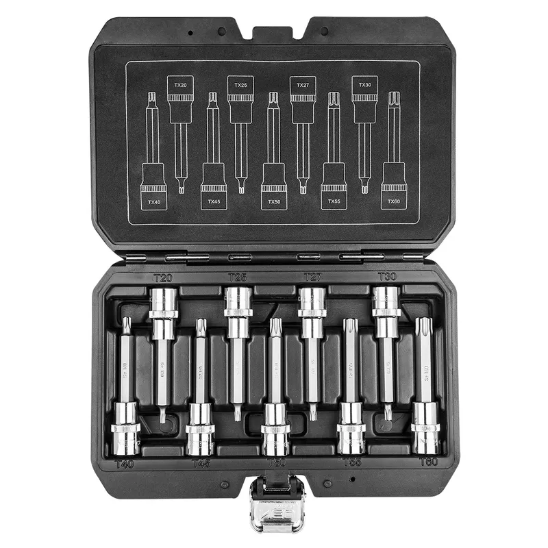 Set torx glava 9 kom 1/2" dužina 100 mm