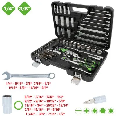 Nastavci, nasadni ključevi set 1/4"