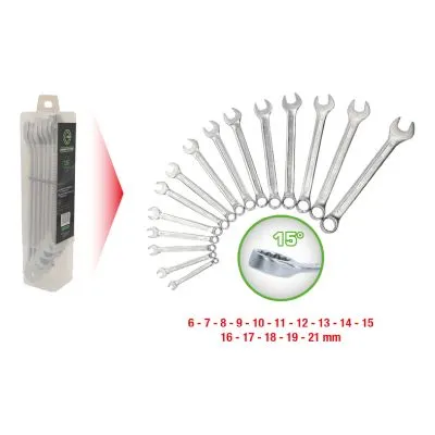 Okasto-vilasti ključevi set 21 mm 15 kom