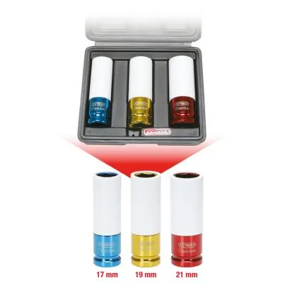 Set ključeva za aluminijumske točkove 1/2" 3 kom
