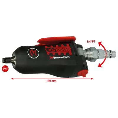 Pneumatski pištolj 1/4" dužina 140 mm