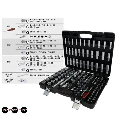 Nastavci, nasadni ključevi set 1/4"
