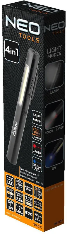 LED radna lampa 450Lm dužina 165 mm
