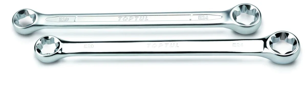 Ključ okasti torx E14xE18