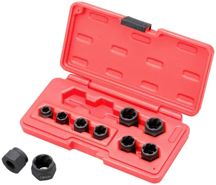 Socket set za puštanje zaplijenjenih oštećene ili vijaka. Veličine: M8, M10