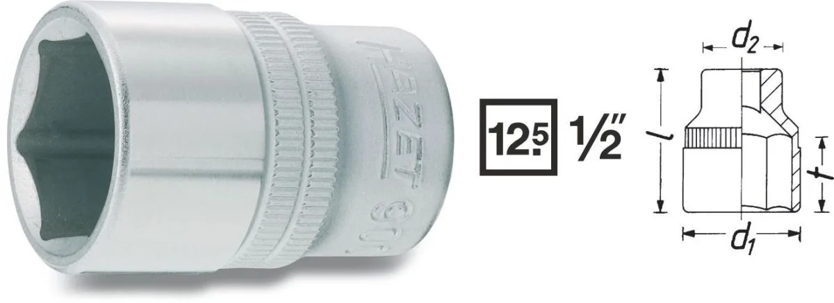 Gedora 1/2" dužina 38 mm