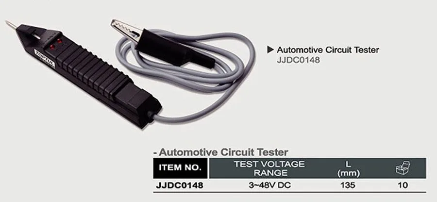 Tester električnog prenapona u rasponu 3-48 V DC, dužina cevi