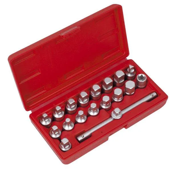 Ključ servisa za ulje 3/8" 18 kom