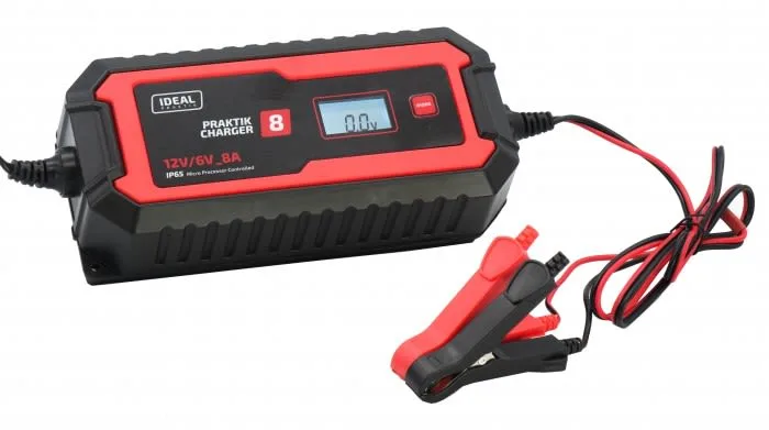 Punjač akumulatora PRAKTIK CHARGER 8 LCD, napon punjenja: 6/12 V, struja