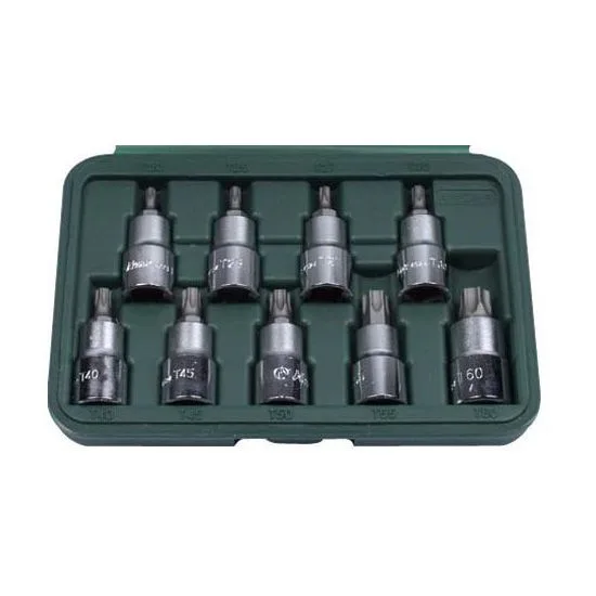 Kolenica socket set 1 / 2 9units profila Ribe, veličine M5-M14 u plastičnoj