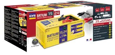 BATIUM 15.24, napon punjenja: 6/12/24 V, struja punjenja: 15A, napon: 230V, tip