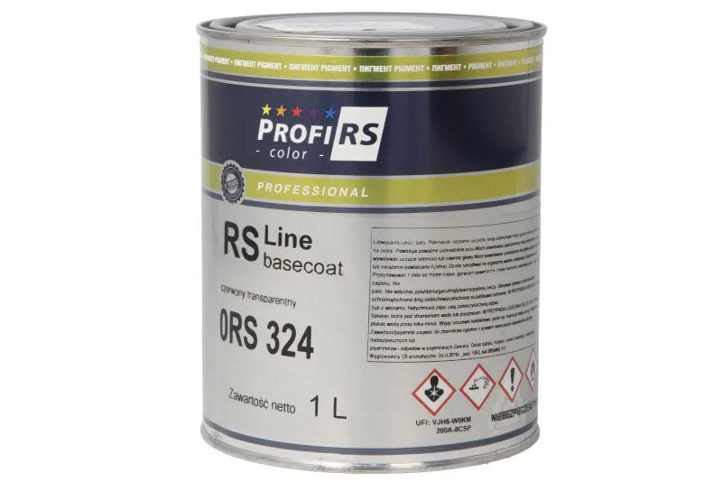Paint RS LINE (1 l) red/transparent, base, thinner, for body, for renovation