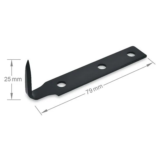 Oštrica noža, tip: poput kuke, profil: Tip "L"., namena / za alate: za isukani