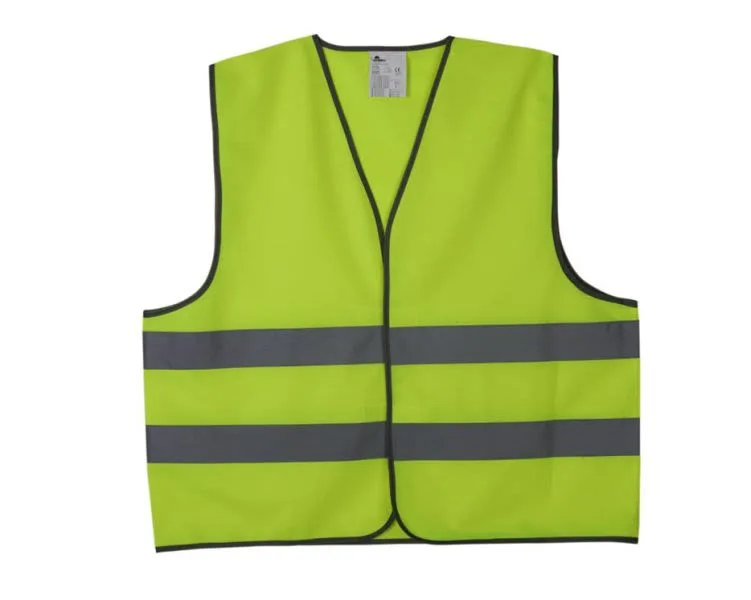 Protective and working clothing (reflective vest), colour: yellow