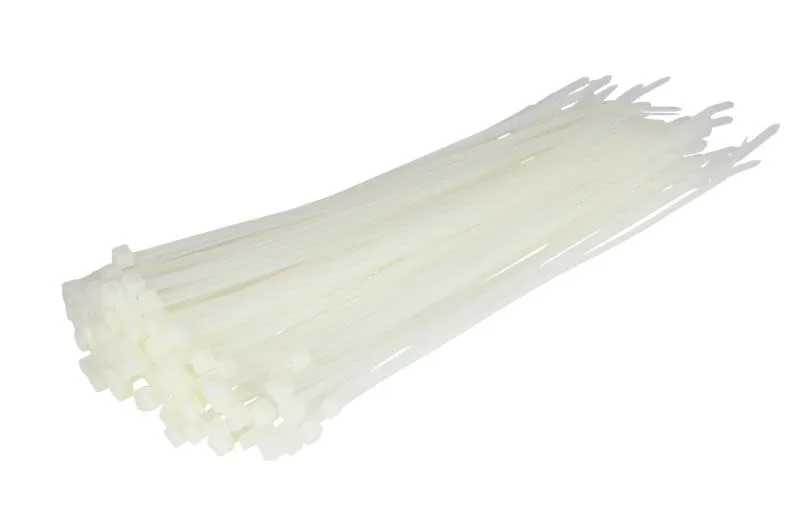 Set plastičnih obujmica (100 komada, 300 X 4,8 bele) OBUJMICE ZA KABLOVE