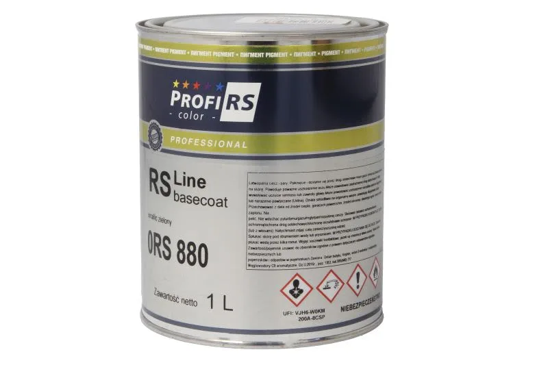 Paint (1 l) green/xirallic, base, thinner, for body, for renovation
