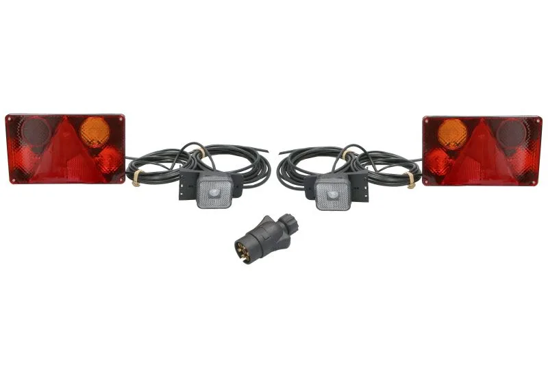 Semi-trailer/Trailer lighting installation (12V, WAŚ, 5,6m lamp type W21)