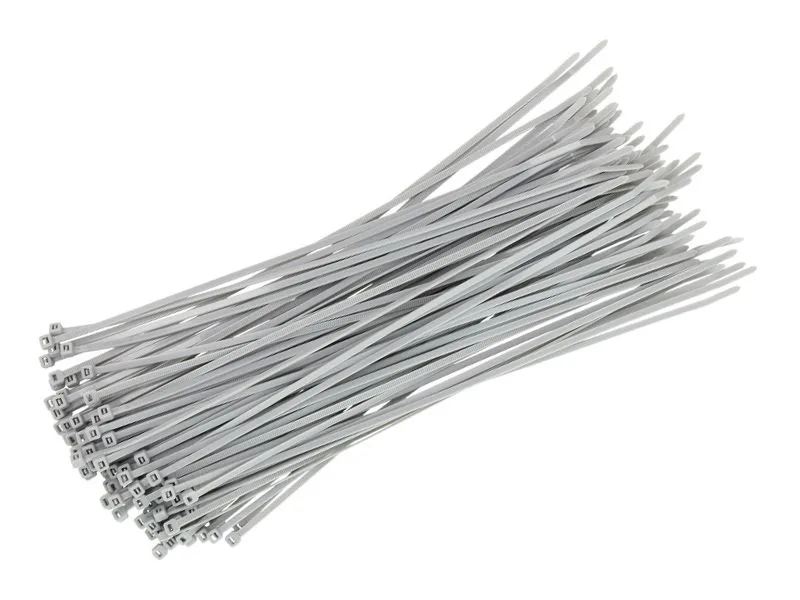 Set plastičnih obujmica za kablove (100 komada, 300 X 3,6, sive, idealne za