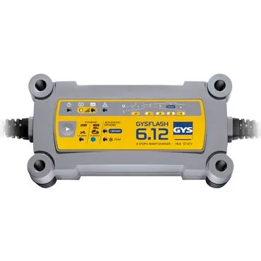 Punjač akumulatora i starter GYSFLASH 6.12, napon punjenja: 12 V, struja
