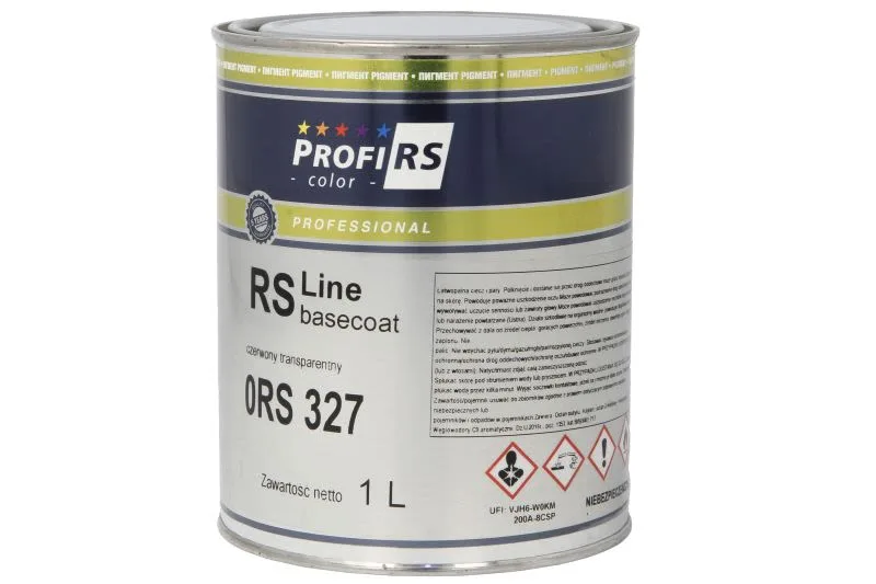Paint RS LINE (1 l) red/transparent, base, thinner, for body, for renovation