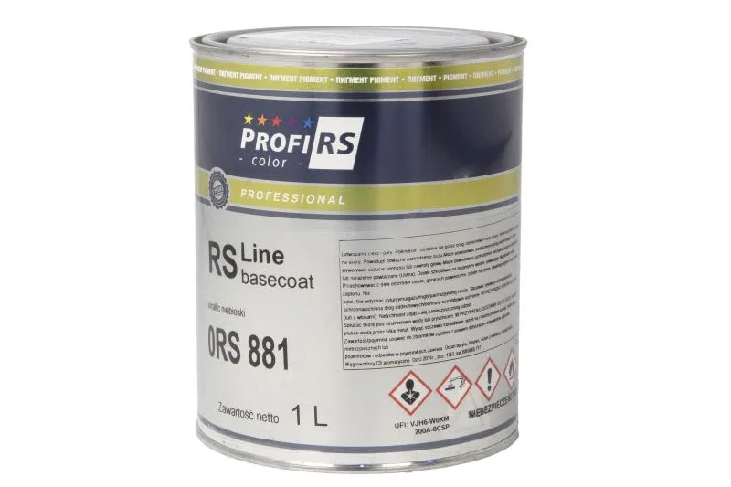 Paint RS LINE (1 l) blue/xirallic, base, thinner, for body, for renovation