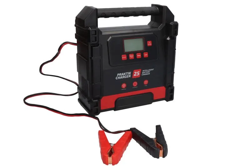 Punjač akumulatora PRAKTIK CHARGER 25 LCD, napon punjenja: 12/24 V, struja