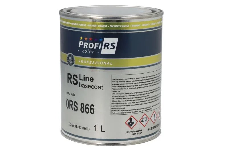Paint (1 l) pearl/white, base, thinner, for body, for renovation, proportions