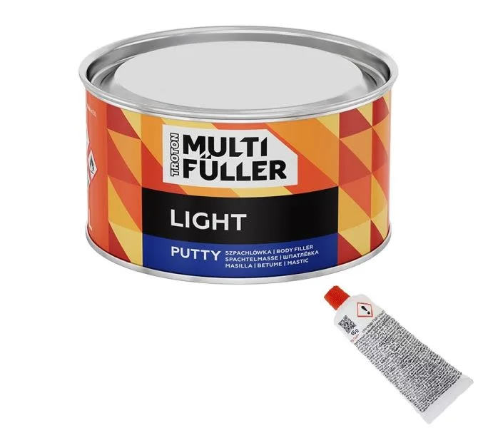 Limarski filer punjenje, soft LIGHT 1l, namena: čelik, s učvršćivačem