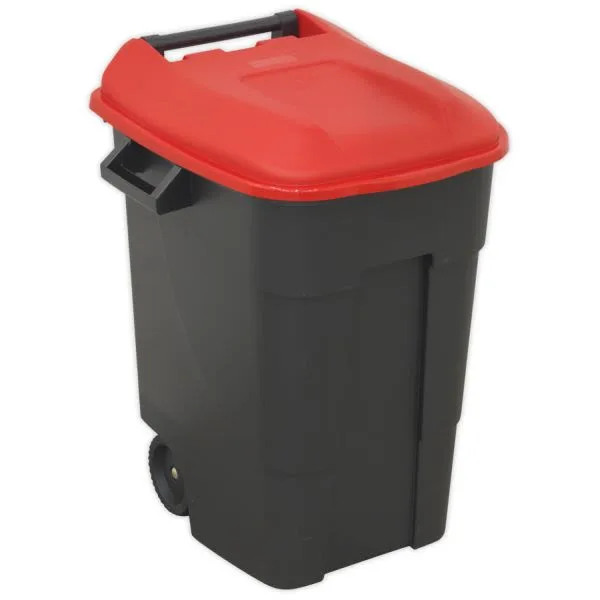 Kanta za smeće, materijal: plastika, boja: crna/crvena