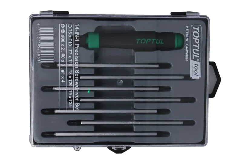 Precizni odvijači obostrani: torx, zvezdasti: T6xT10, T7xT15, T8xT20, T9xT25
