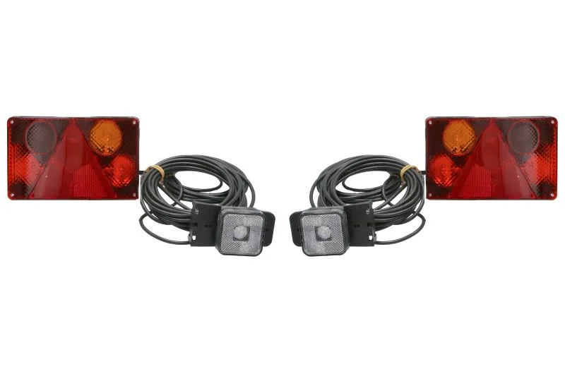 Semi-trailer/Trailer lighting installation (12V, WAŚ, 6,6m lamp type W21)