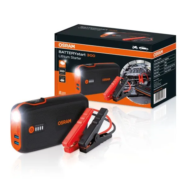 Uređaj za startanje Booster OBSL300, napon: 12 V, cCA: 300 A, max. amperi