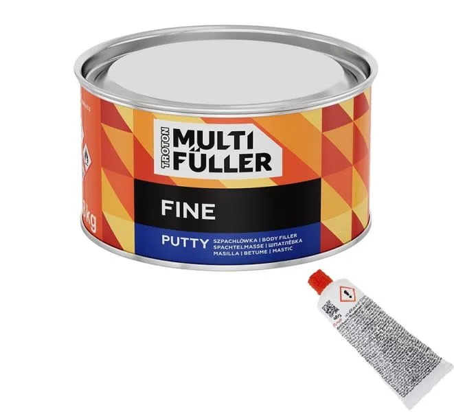 Putty finishing FINE with hardener, 1kg, intended use: aluminium, galvanized