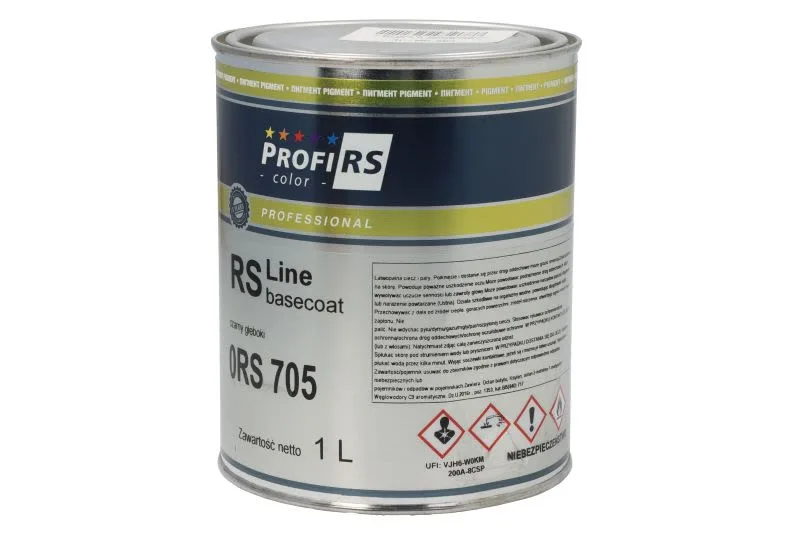 Paint RS LINE (1 l) black deep, base, thinner, for body, for renovation