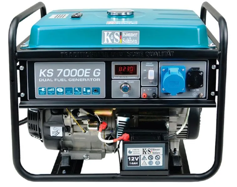 Generator struje tip motora: Benzin/LPG 230V, snaga motora 13 KS, najveća