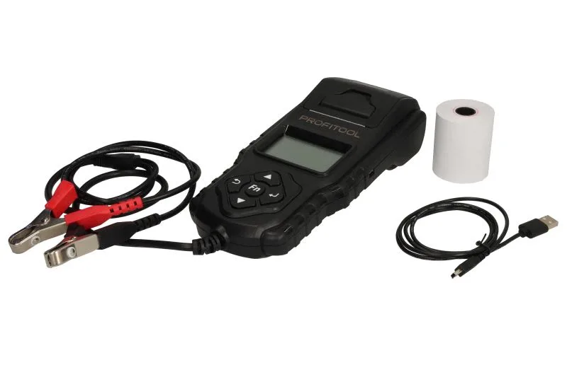 Tester baterija vodljivi, 12V, 100-2000 EN, vrsta pomoćnog akumulatora: AGM