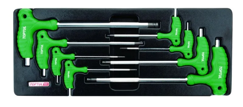 Tool Kit - kolenica hex tasteri plastične ručke, umetnite kolica