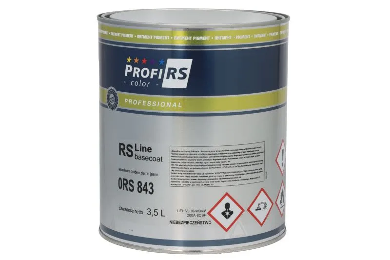 Paint RS LINE (3,5 l) aluminium fine grain light, base, thinner, for body, for