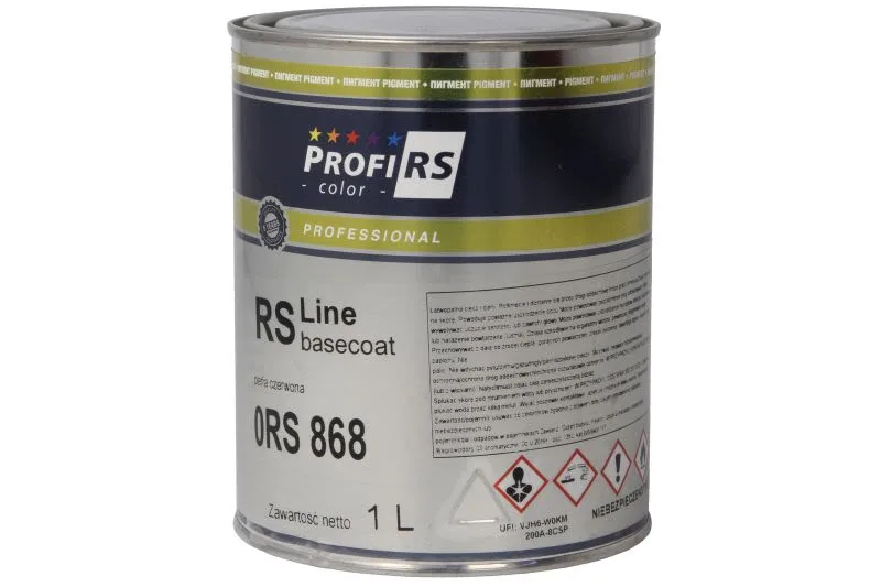 Paint (1 l) pearl/red, base, thinner, for body, for renovation, proportions