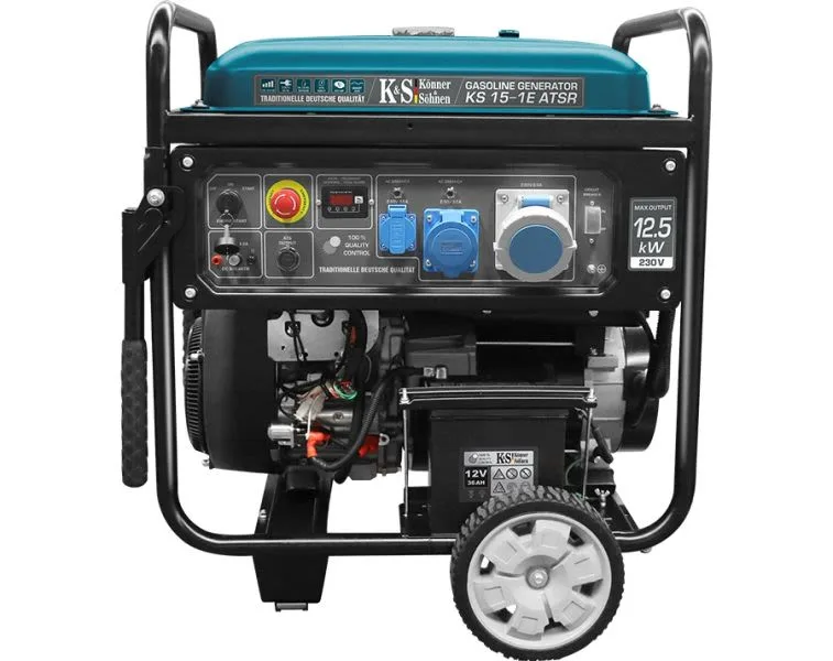 Generator struje tip motora: Benzin 230V, snaga motora 22 KS, najveća snaga