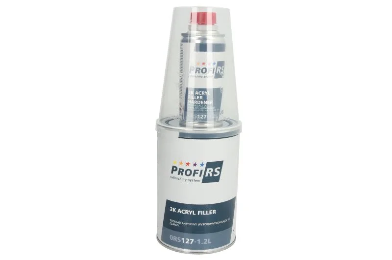 Primer acrylic high-filling, black, 1,2L, with hardener, application type: gun
