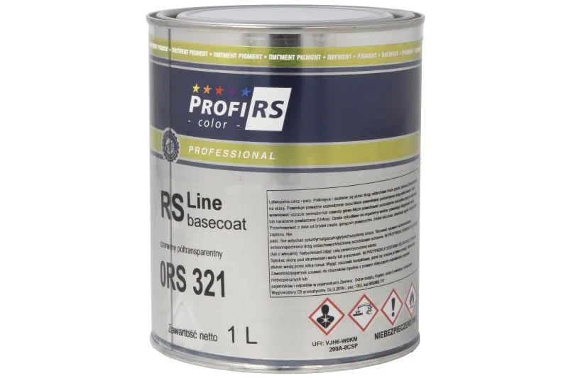 Paint RS LINE (1 l) red/semi-transparent, base, thinner, for body, for