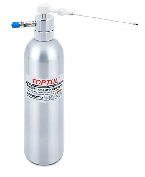 Dozator pritiskom ručno 0,65 l, od aluminijuma, NE koristiti sa NITRO