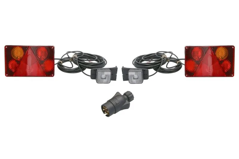 Semi-trailer/Trailer lighting installation (12V, WAŚ, 7,6m lamp type W21)