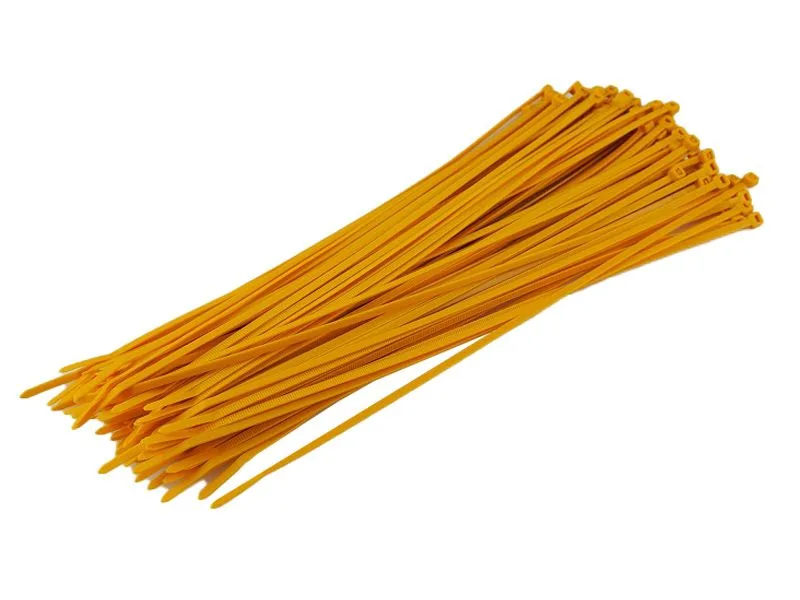 Set plastičnih obujmica za kablove (100 komada, 300 X 3,6 žute)