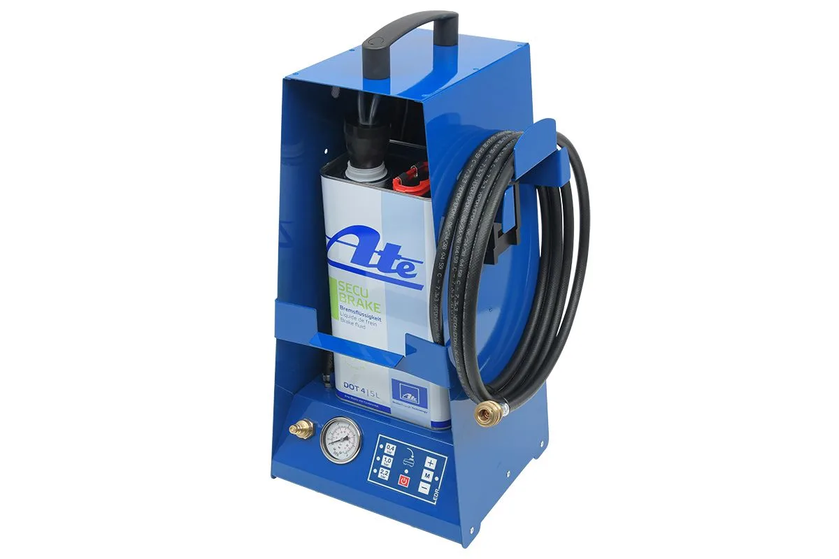 Devices for working fluids and fuels, for bleeding the system, for replacement