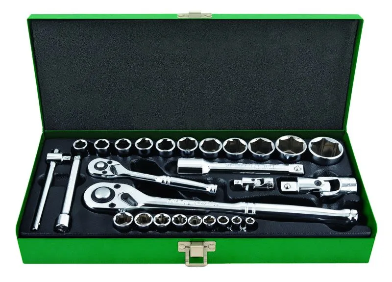 Kombinacija Tool Kit: 1 / 4, 1 / 2 28 komada u metalnoj kutiji